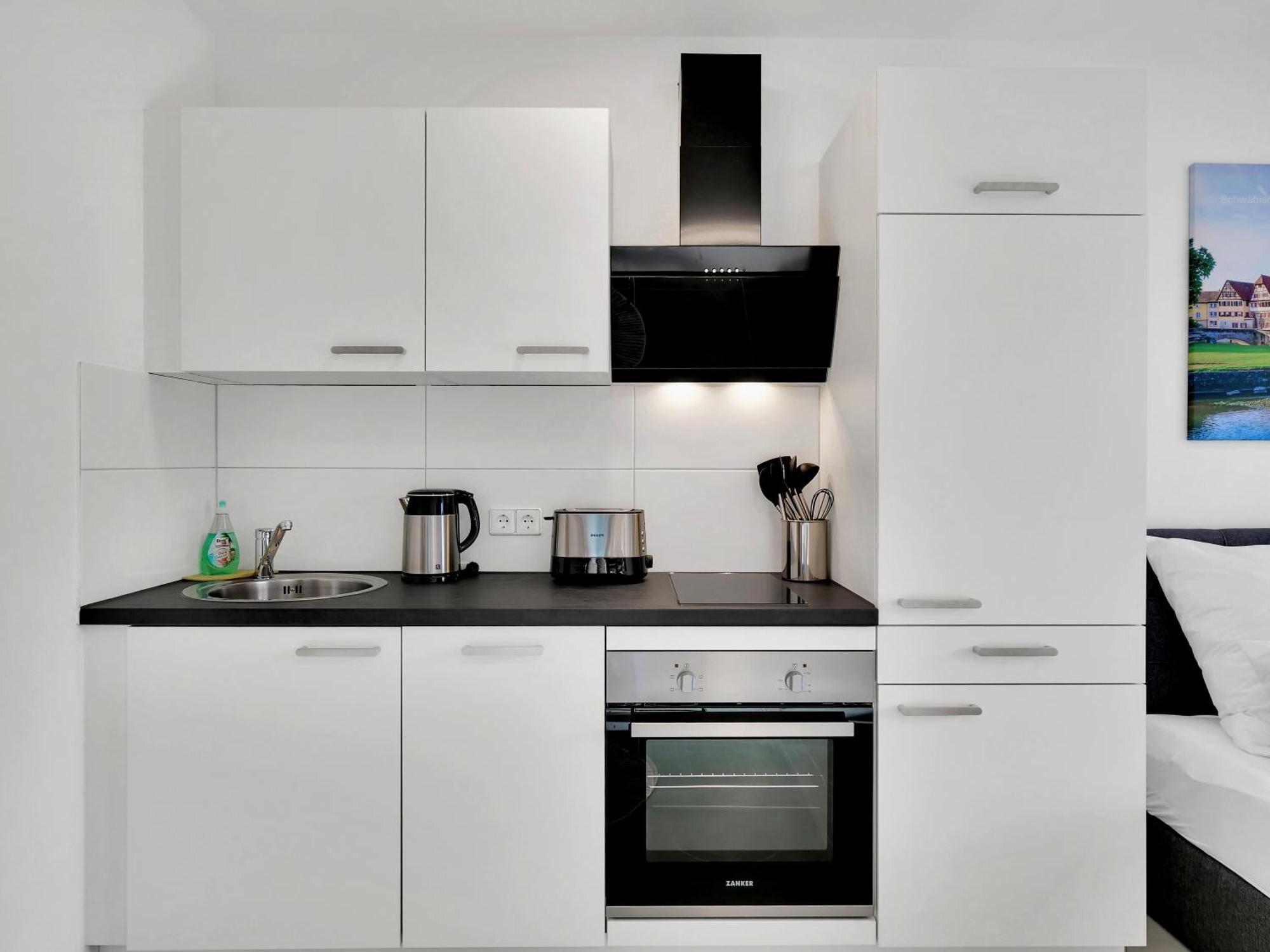 Inhome Studio Apartment - Kueche - Parken - Tv Schwäbisch Hall Zewnętrze zdjęcie